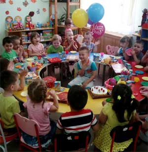 День рождения в детском саду