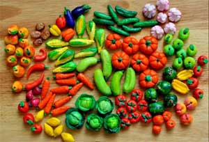 Конспект занятия по развитию творческих способностей в продуктивной деятельности младших дошкольников «Как помирились овощи и фрукты»