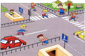 Конспект НОД по правилам дорожного движения в средней группе детского сада.