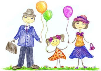 Рисунок семьи – тест на определение эмоционального благополучия ребенка
