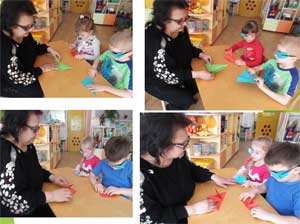 Развитие мелкой моторики рук у Детей со зрительной Депривацией посредством оригами.