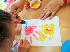 Развитие цветового восприятия детей с ОВЗ через нетрадиционные техники рисования
