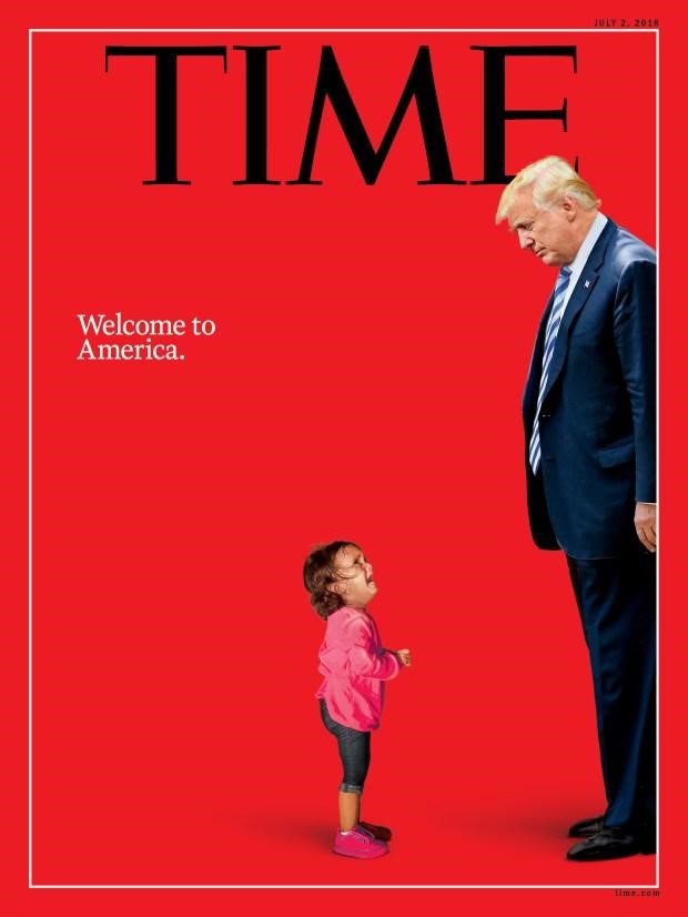 Trump and child